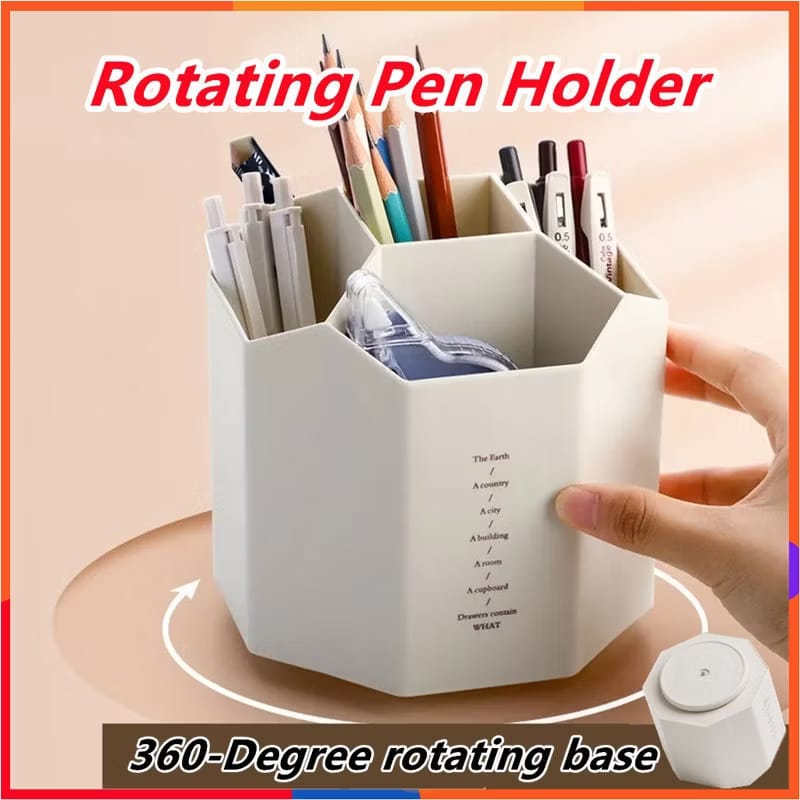 360 ° rotating open split storage bucket