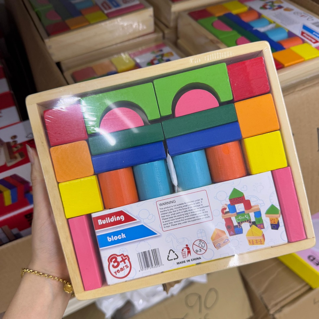 Stackable Large Particle Building Blocks Educational Toy 堆叠大颗粒积木益智力玩具