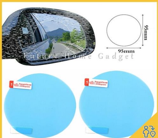 Car Waterproof & Antifogging Rear View Mirror Film 汽车后视镜防雨防雾膜