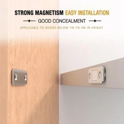 Magnetic Door Closer Dual-Purpose 强吸力门柜磁铁磁片吸铁