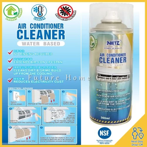 NIETZ Air Conditioner Cleaning Foam Spray 360ML 空调清洁泡沫喷雾