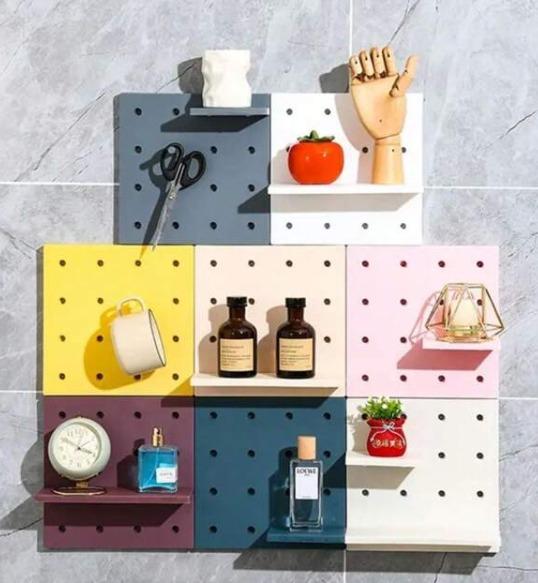 DIY Wall Splice Pegboard 洞洞板置物架